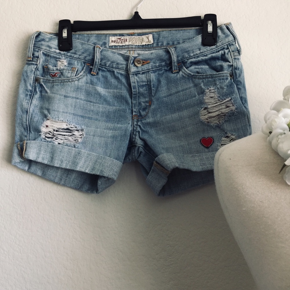 Hollister ❤️ Distressed Shorts